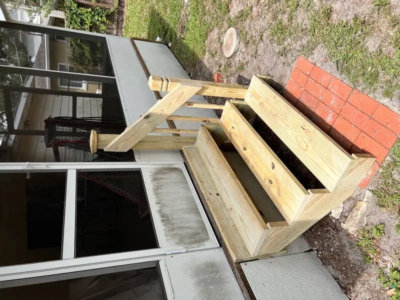 Deck Steps Rebuild after repair by Tampa Handyman